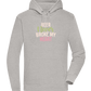 Never Broke My Heart Design - Premium unisex hoodie_ORION GREY II_front