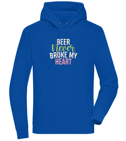 Never Broke My Heart Design - Premium unisex hoodie_ROYAL_front