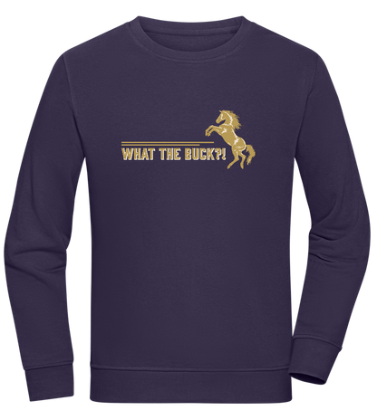 What The Buck Design - Comfort unisex sweater_FRENCH NAVY_front