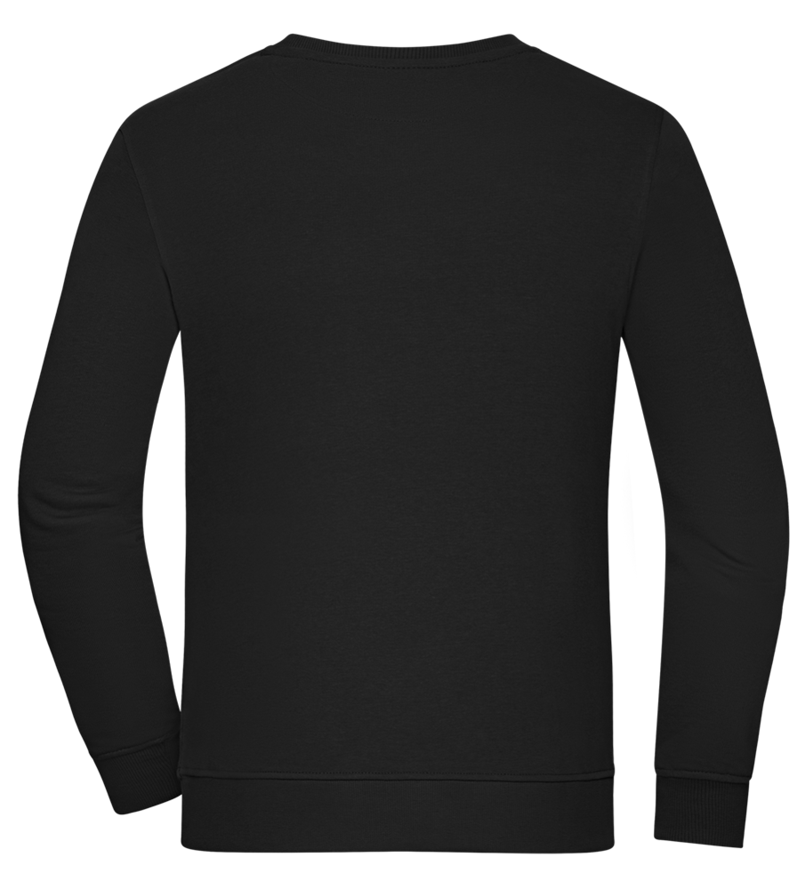 What The Buck Design - Comfort unisex sweater_BLACK_back