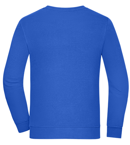 What The Buck Design - Comfort unisex sweater_ROYAL_back