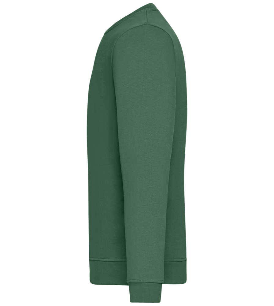 What The Buck Design - Comfort unisex sweater_GREEN BOTTLE_left