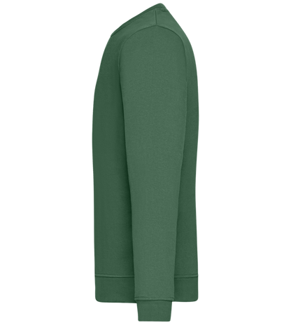 What The Buck Design - Comfort unisex sweater_GREEN BOTTLE_left