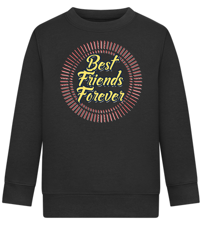 Best Friends Forever Design - Comfort Kids Sweater_BLACK_front