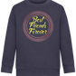 Best Friends Forever Design - Comfort Kids Sweater_FRENCH NAVY_front