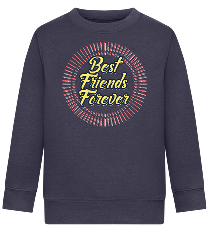 Best Friends Forever Design - Comfort Kids Sweater_FRENCH NAVY_front