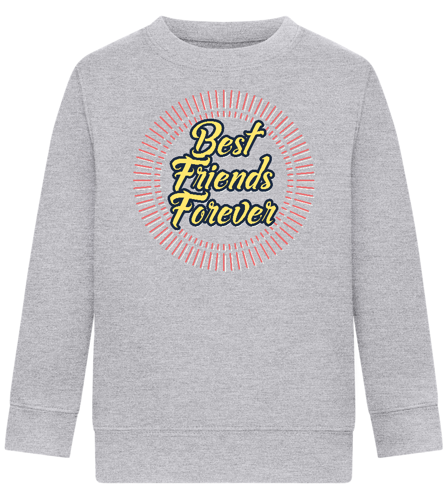 Best Friends Forever Design - Comfort Kids Sweater_ORION GREY II_front