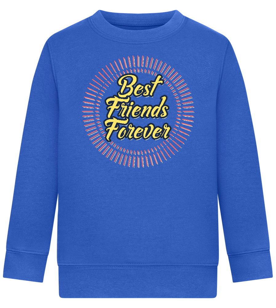 Best Friends Forever Design - Comfort Kids Sweater_ROYAL_front