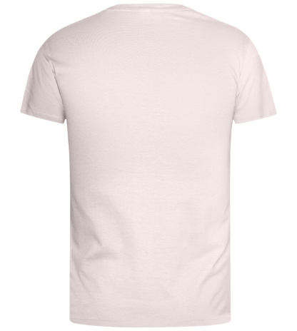 Summertime Text Design - Basic men's t-shirt_LIGHT PINK_back