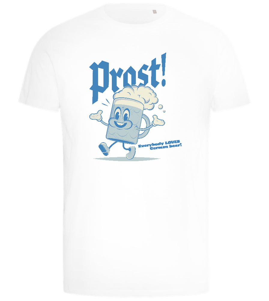 Prost Beer Design - Comfort men's t-shirt_WHITE_front