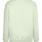 Rainbow Flag Skull Design - Comfort Essential Unisex Sweater_CREAMY GREEN_back