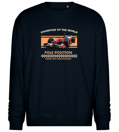 Champion of the World Design - Comfort Essential Unisex Sweater_BLACK_front