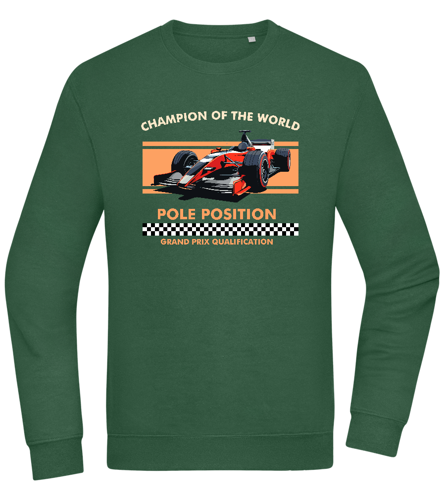 Champion of the World Design - Comfort Essential Unisex Sweater_GREEN BOTTLE_front