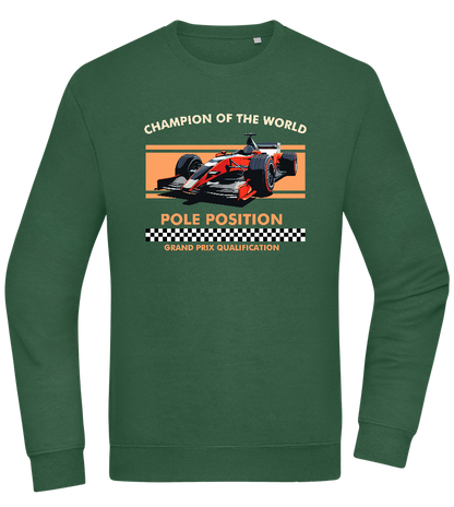 Champion of the World Design - Comfort Essential Unisex Sweater_GREEN BOTTLE_front