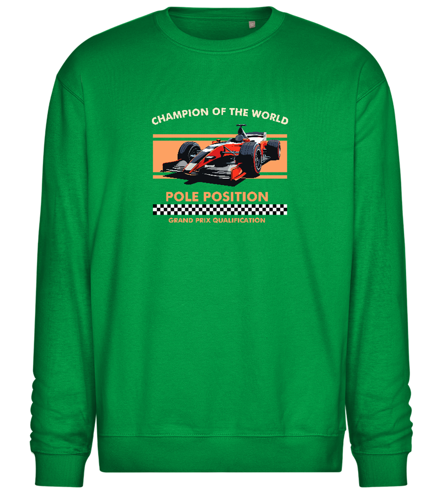 Champion of the World Design - Comfort Essential Unisex Sweater_MEADOW GREEN_front