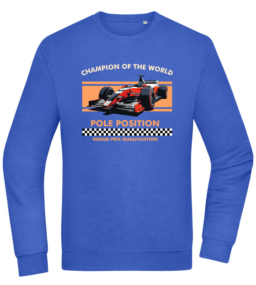 Champion of the World Design - Comfort Essential Unisex Sweater_ROYAL_front