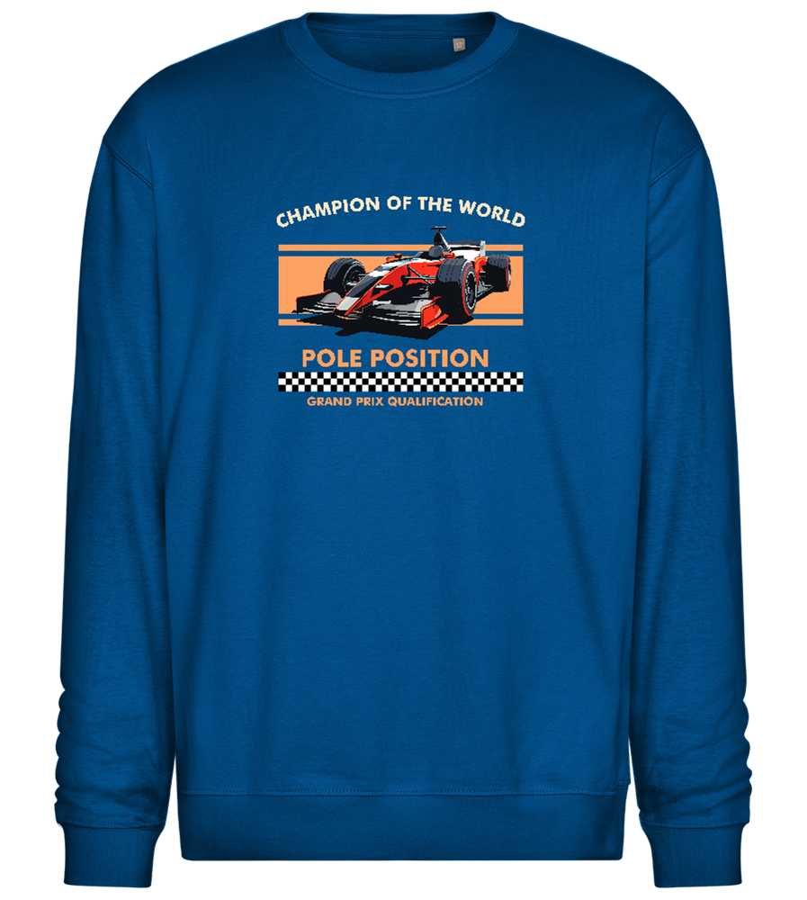 Champion of the World Design - Comfort Essential Unisex Sweater_ROYAL_front