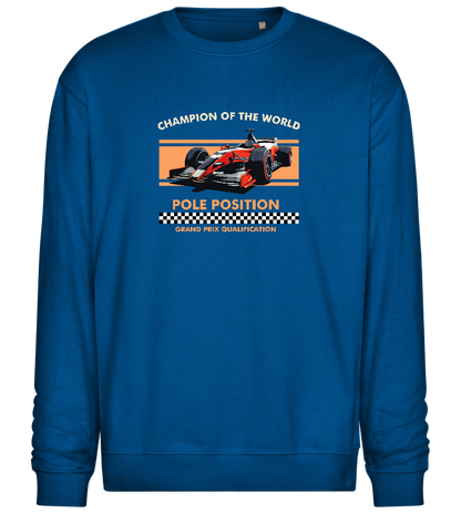 Champion of the World Design - Comfort Essential Unisex Sweater_ROYAL_front