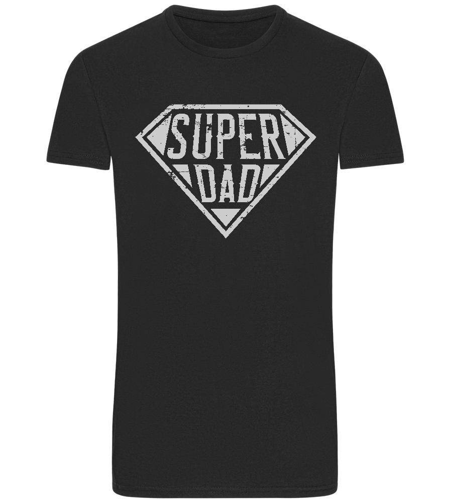 Super Dad 2 Design - Basic Unisex T-Shirt_DEEP BLACK_front