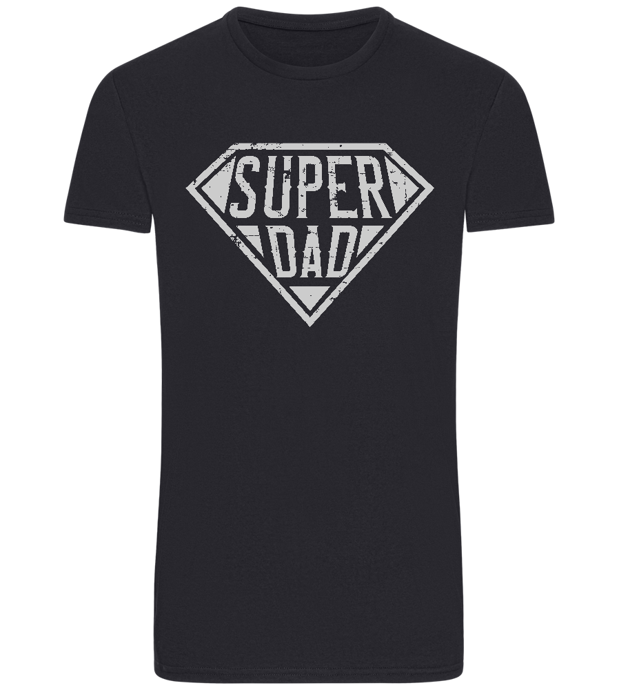 Super Dad 2 Design - Basic Unisex T-Shirt_FRENCH NAVY_front