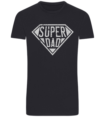 Super Dad 2 Design - Basic Unisex T-Shirt_FRENCH NAVY_front