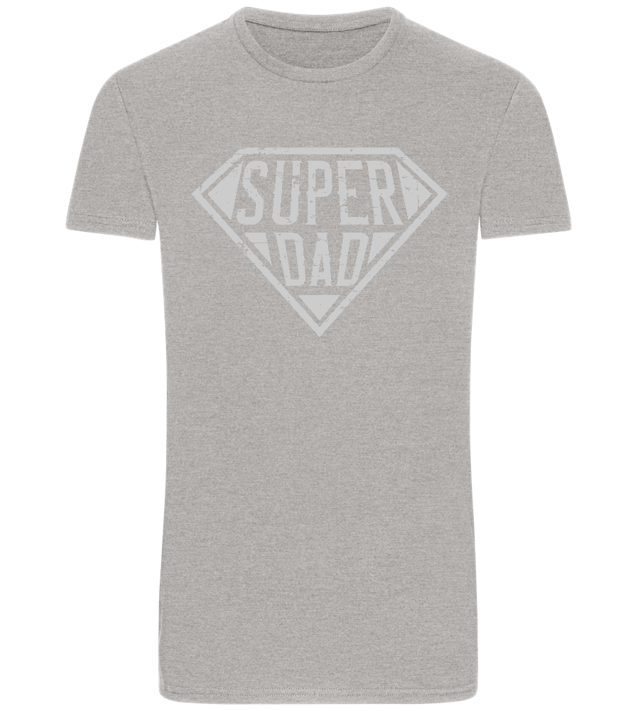Super Dad 2 Design - Basic Unisex T-Shirt_ORION GREY_front