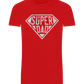 Super Dad 2 Design - Basic Unisex T-Shirt_RED_front