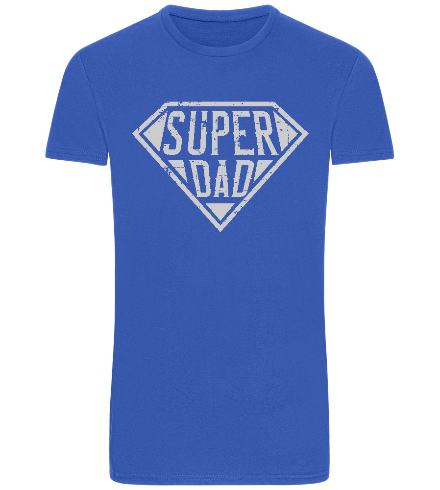Super Dad 2 Design - Basic Unisex T-Shirt_ROYAL_front