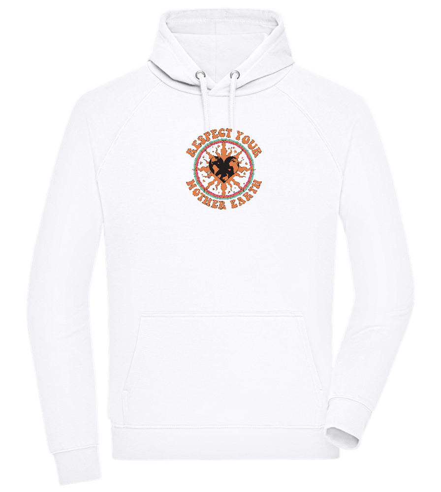 Mother Earth Design - Comfort unisex hoodie_WHITE_front