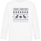 8-Bit Christmas Design - Comfort Kids Sweater_WHITE_front