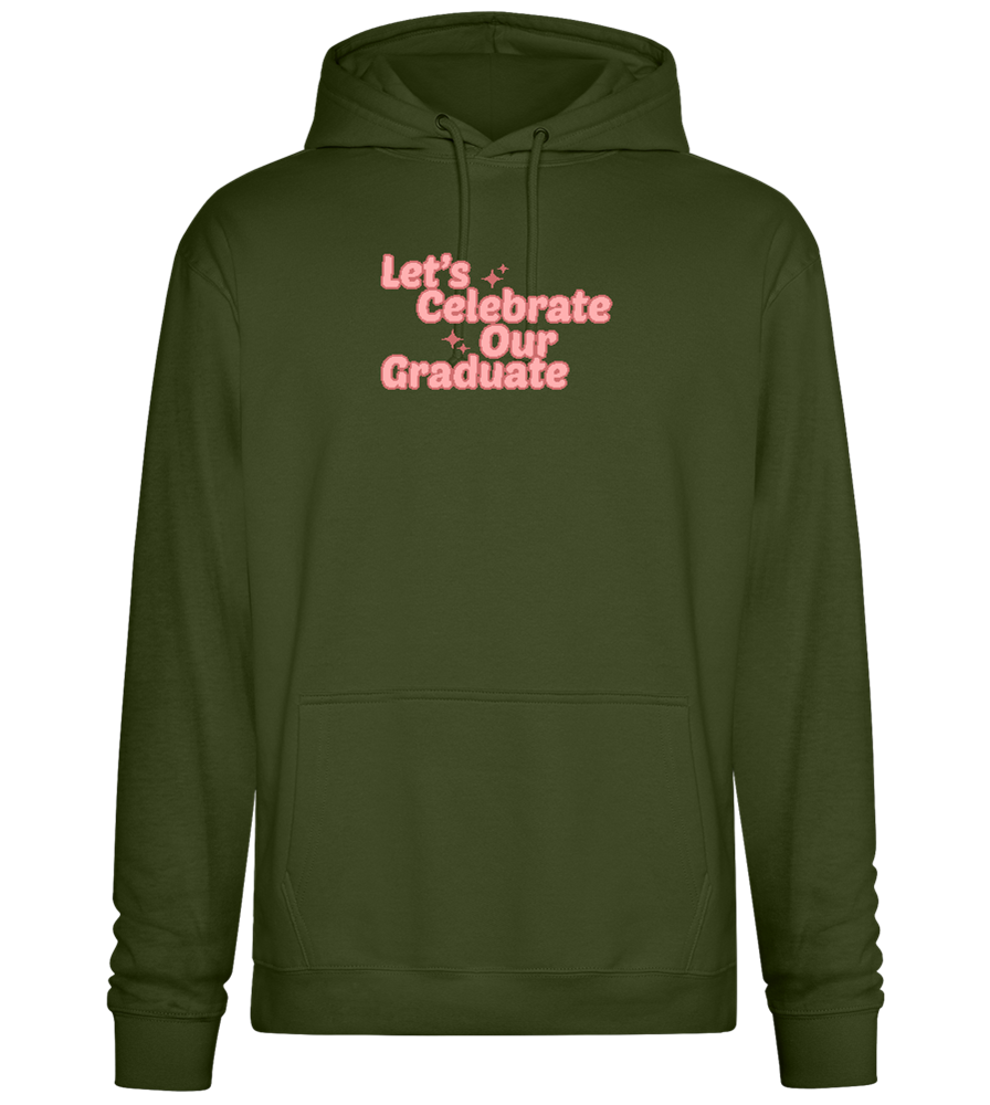 Let's Celebrate Our Graduate Design - Premium Essential Unisex Hoodie_ARMY_front