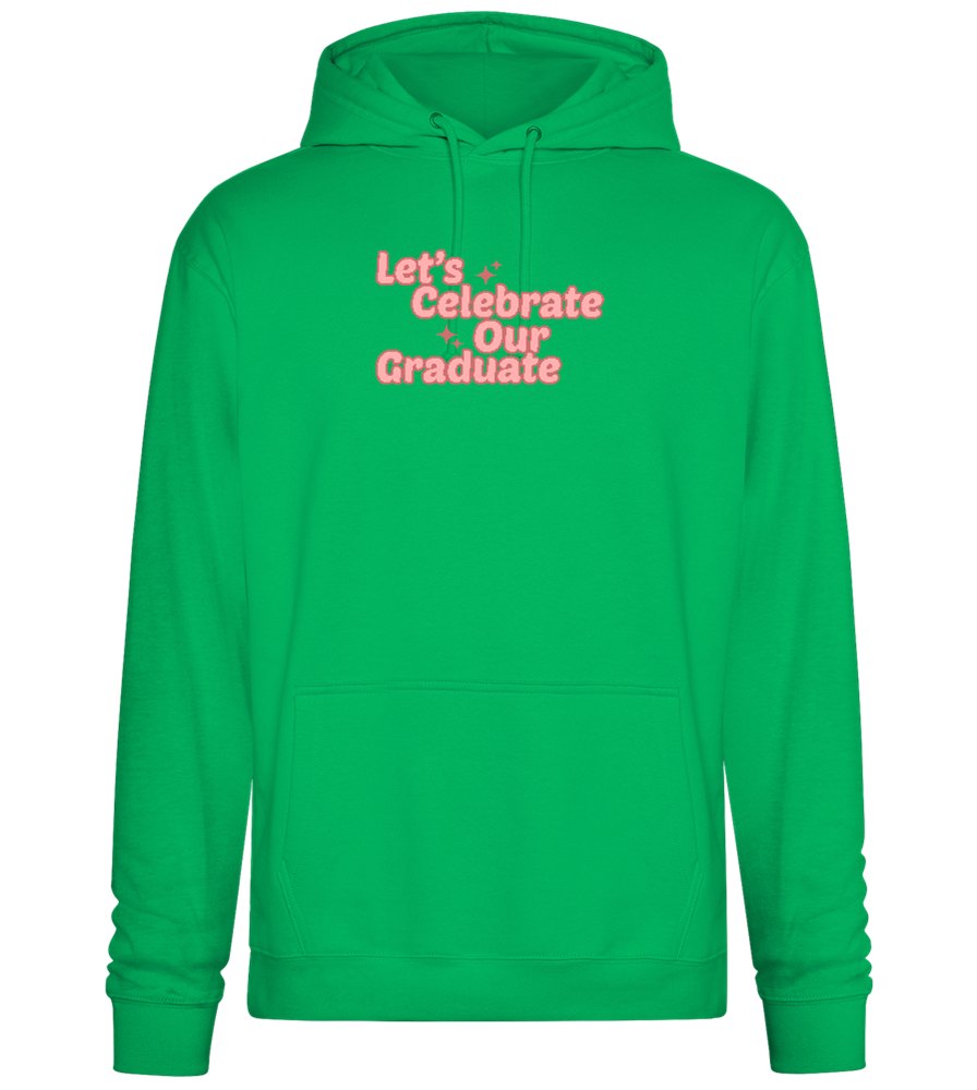 Let's Celebrate Our Graduate Design - Premium Essential Unisex Hoodie_SPRING GREEN_front