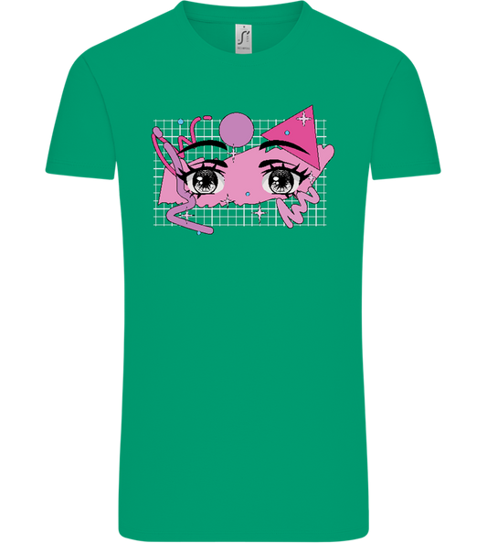 Fancy Eyes Design - Comfort Unisex T-Shirt_SPRING GREEN_front