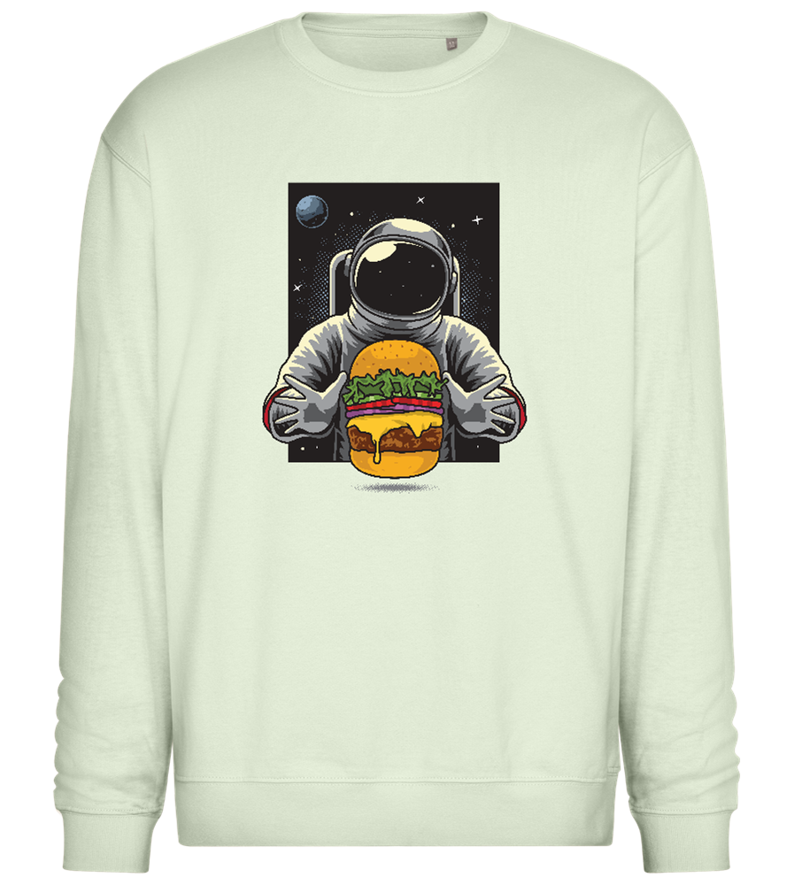 Astroburger Design - Comfort Essential Unisex Sweater_CREAMY GREEN_front