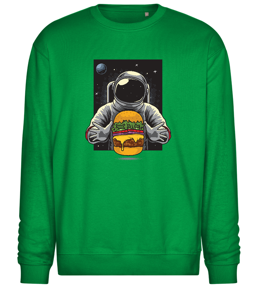 Astroburger Design - Comfort Essential Unisex Sweater_MEADOW GREEN_front