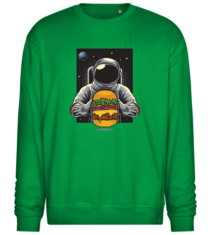 Astroburger Design - Comfort Essential Unisex Sweater_MEADOW GREEN_front