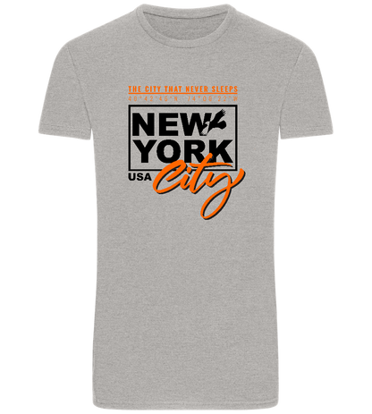 The City That Never Sleeps Design - Basic Unisex T-Shirt_ORION GREY_front