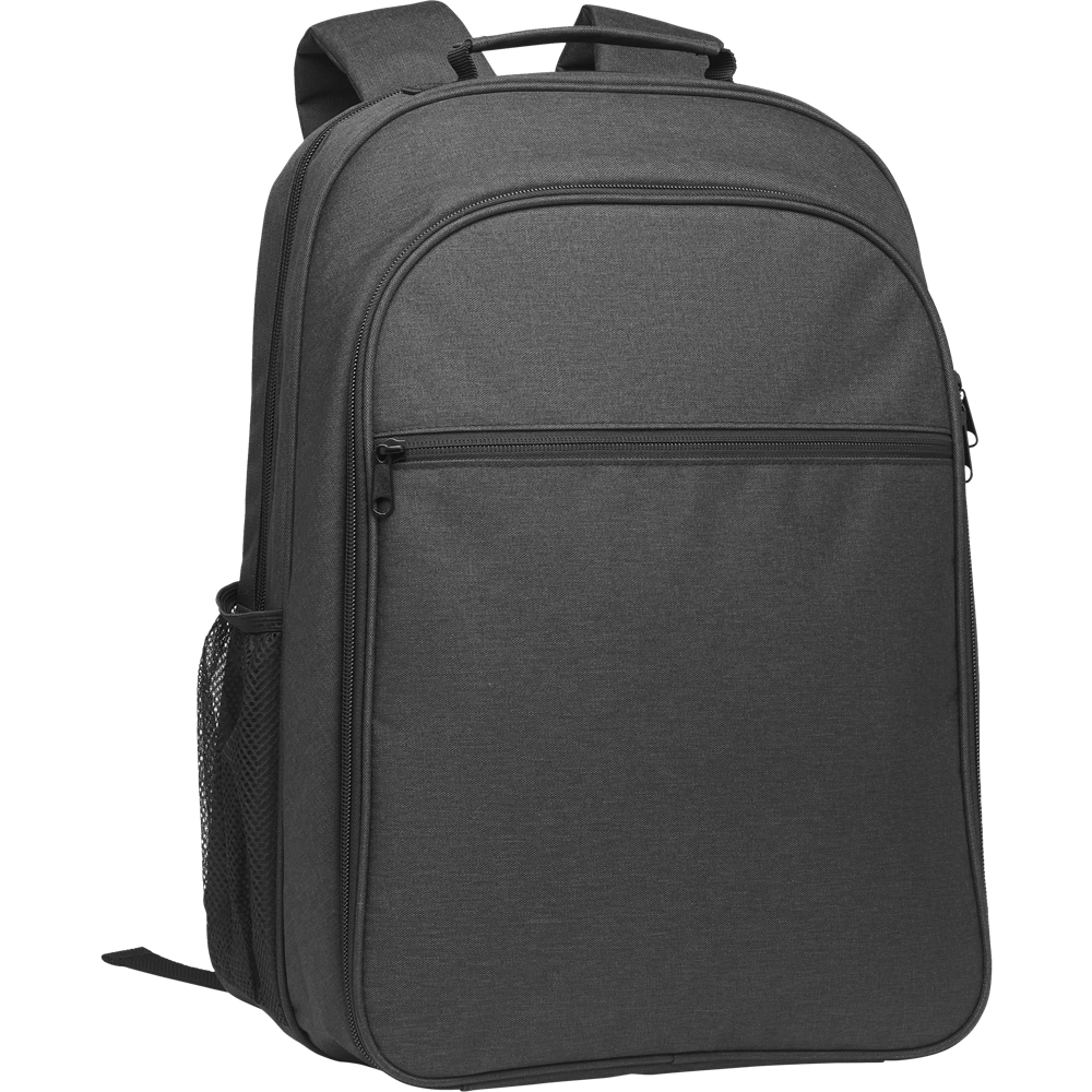 300D RPET Cooling Backpack_BLACK_DETAILEDIMAGE_front_1