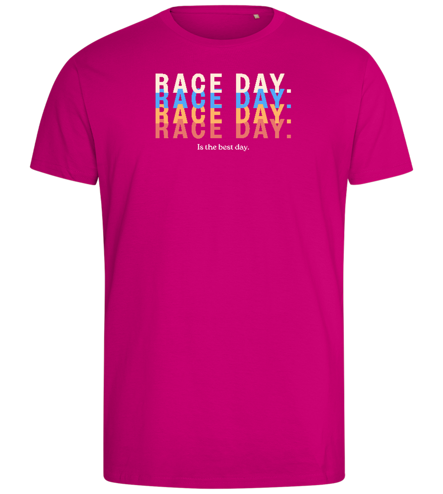 Best Day of the Week Design - Comfort men's fitted t-shirt_FUCHSIA_front