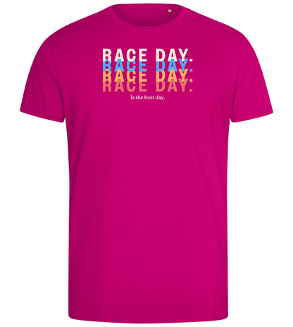 Best Day of the Week Design - Comfort men's fitted t-shirt_FUCHSIA_front