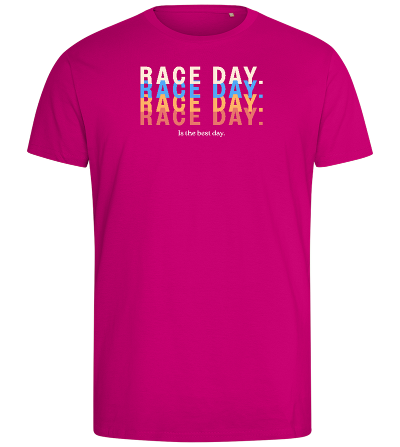 Best Day of the Week Design - Comfort men's fitted t-shirt_FUCHSIA_front