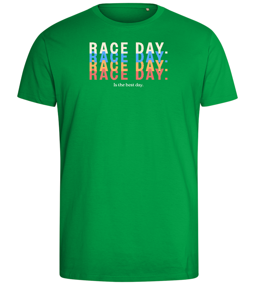 Best Day of the Week Design - Comfort men's fitted t-shirt_MEADOW GREEN_front