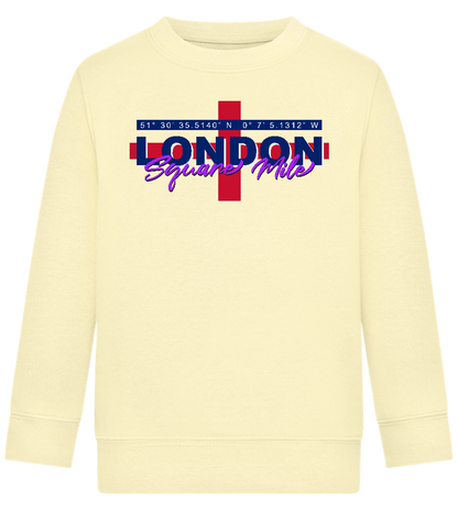 Square Mile Design - Comfort Kids Sweater_AMARELO CLARO_front