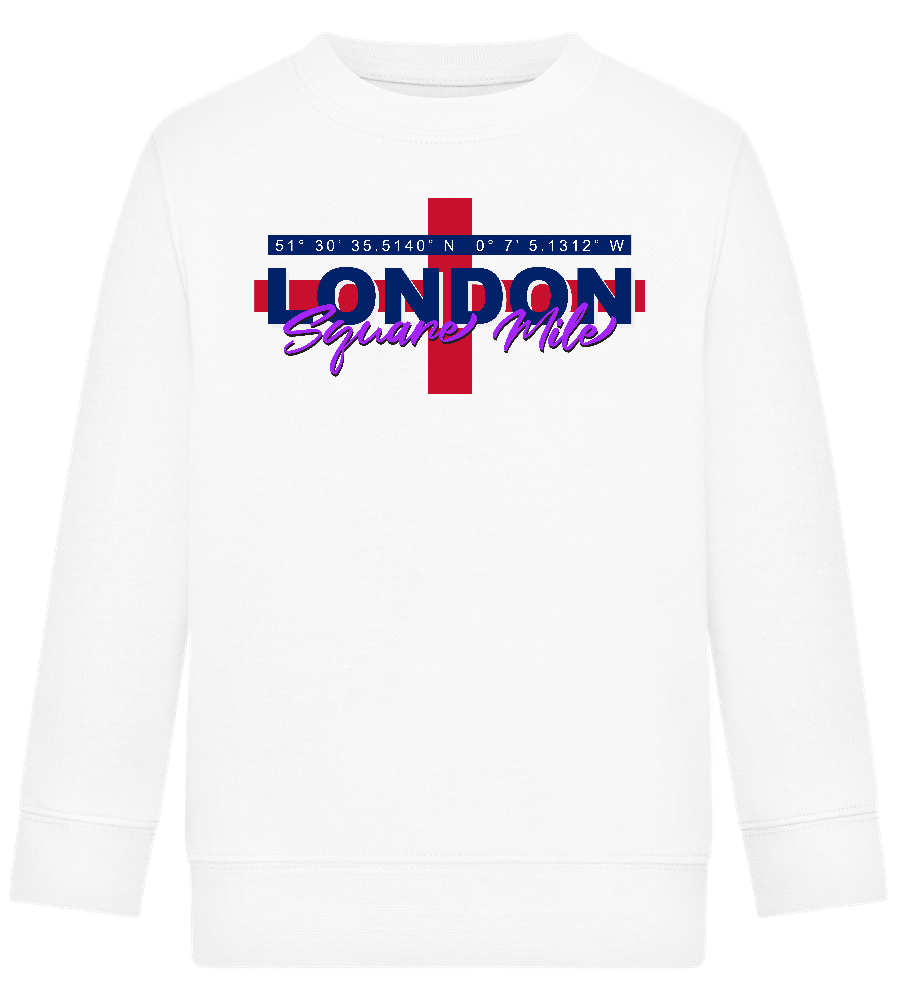 Square Mile Design - Comfort Kids Sweater_WHITE_front