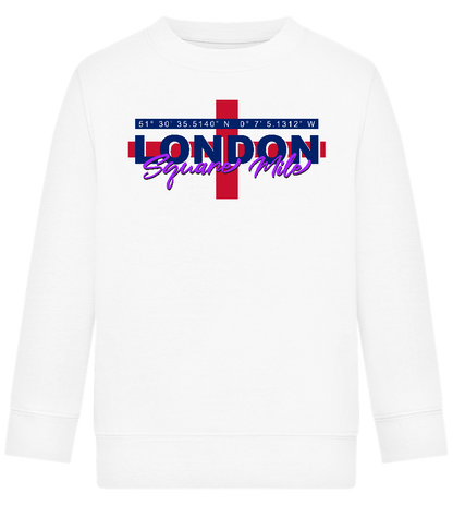 Square Mile Design - Comfort Kids Sweater_WHITE_front