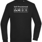 Genius Periodic Table Design - Comfort Essential Unisex Sweater_BLACK_front