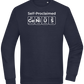 Genius Periodic Table Design - Comfort Essential Unisex Sweater_FRENCH NAVY_front