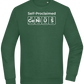 Genius Periodic Table Design - Comfort Essential Unisex Sweater_GREEN BOTTLE_front