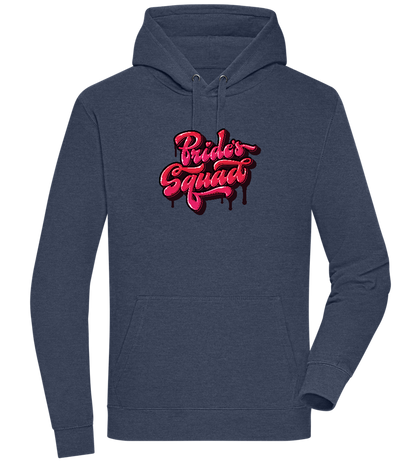 The Bride's Squad Design - Premium unisex hoodie_DENIM CHINA_front