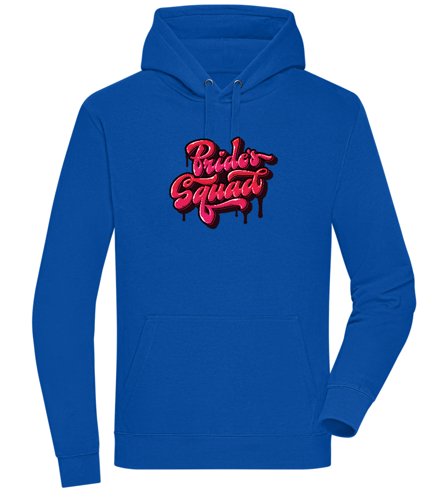 The Bride's Squad Design - Premium unisex hoodie_ROYAL_front